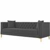 Haruko Fabric Sofa - Grey