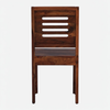 Maharin Solid Wood Dining Chair in Honey Finish - Set of 2