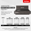 Kurlon Spinel Ortho, Breathable Fabric, Spine Support 5 inch Double Bonded Foam Mattress (L x W: 75 inch x 47 inch)