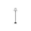 Ashley Black Cotton Shade Floor Lamp