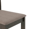 Ava 4 Seater Dining Table With 4 Chairs (Finish : Umber Walnut)