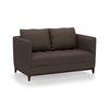 Florence Essential 2 Seater Fabric Sofa in Mocha Colour