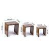 Oakland Nested Stool Set of 3