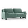 Farina Luxe 3 Seater Fabric Sofa in Dusty Turquoise Velvet Colour