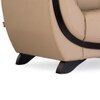 Davos 3 Seater Leatherette Sole in Mushroom Beige Colour