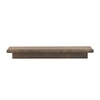 Moda Small Solid wood Wall Shelf In Danish Walnut Finish