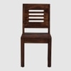 Elian Solid Wood Dining Chair in Provincial Teak Finish - Set of 2