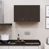 3 Doors Modular Wall Mounted Kitchen Cabinet With Adjustable Shelf In Highland Pine Finish