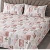 Multicolor Floral Cotton 400 Tc Flat Super King Size Bedsheet With 2 Pillow Covers
