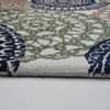 Multicolor Geometric Machine Made Polyester 5 X 7 Feet Carpet