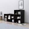 Hexa Engineered Wood Bookshelf Multipurpose Storage Rack in Flower Wenge Colour