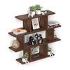 Senara Engineered Wood Bookshelf in Brown Colour