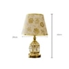 ELARE Modern Small Crystal Glass Table Lamp