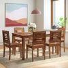 Floyd 6 Seater Dining Table Glass Top With Set Of 6 Capra Dining Chairs