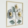 W-Yamini Abstract Metal Wall Decor in Multicolor Set of 1