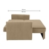 Melano  Pull Out Sofa cum Bed  in Beige Colour