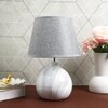 Marble Print Table Lamp Grey Sophisticated Design