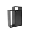 Akari Engineered Wood Bedside Table in Wenge Finish