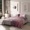 Stoa Paris 300TC UltraSatin King Size Comforter,  Lightweight, Lavender Peach