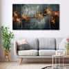 The Castle Decor Abstract Art Wall Painting Wooden Framed Digital Painting 27x48 Inch (Style 18)