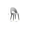 Rexo Solid Wood Accent Chair in Grey Colour