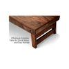 Ohio Sheesham Wood Foldable Laptop Table in Teak Finish