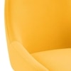 Rickman Fabric Accent Chair in Matty Yellow Colour
