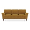 Oxford 3 Seater Fabric Sofa In Ochre Colour