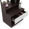 Amora Dressing Table in Choco Walnut Finish