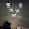 Devansh Solid Wood Electric Wall Light in Brown Colour with Multi Shade Count of 1 Light