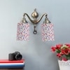 Devansh Metal Electric Wall Light in Multi Colour with Multi Shade Count of 2 Lights
