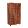 Mars 3 Door Solid Wood Wardrobe in Natural Finish