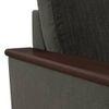 Corby Premium 2 Seater Fabric Sofa in Graphite Grey Colour