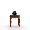 Arkansas Solid Wood Side Table in Honey Finish