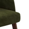 Celia Accent Dining Chair in Deep Olive Velvet Colour