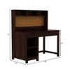 Kia Sheesham Wood  Study Table In Walnut  Finish
