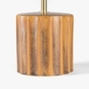Doric Brown Handcrafted Table Lamp