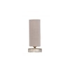 Rudy White Jute table lamp with White Brushed wood base