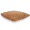 Criss Cross Medium Life Brown Decorative Cushion Cover 18 x 18 Inches
