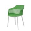 Kepler Brooks Senora Cafeteria Dining Chair in Green Colour