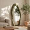 The Artment Green Fluid Reflection Unbreakable Floor Mirror For Home (170 X 70 CM)