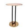 Irwin Rectangle Metal Side Table in Gold Colour