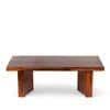 Kassel Sheesham Wood Contemporary Rectangle Coffee Table In Honey Finish