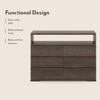 Ohio Chest of Drawers in Danish Walnut Finish