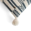 Tribal Knit Pillow Cover  Champion Blue Natural 16X24  Inches