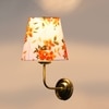 Devansh Metal Electric Wall Light in Gold Colour with Multi Shade Count of 1 Light
