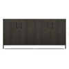Alex 18 Pair Shoe Rack in Dark Wenge Finish