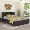 Aegiale Solid Wood Queen Size Drawer Storage Bed In Melamine Finish