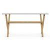 Nobu 6 Seater Glass Top Dining Table