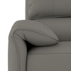 Leeroy Leather One Seater Motorized Recliner in Falcon Grey